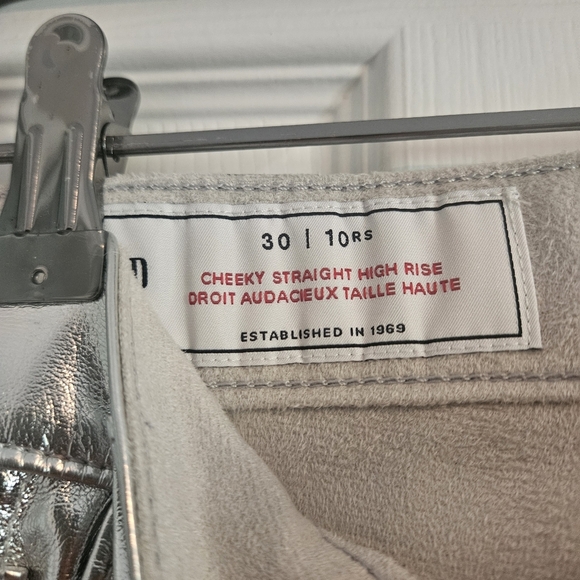 GAP Silver Straight Leg Pants - Picture 5 of 8